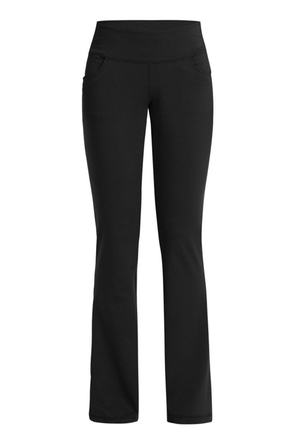 Bona Fide Fashion - Pocketed High Waist Active Pants - Women Fashion - Bona Fide Fashion