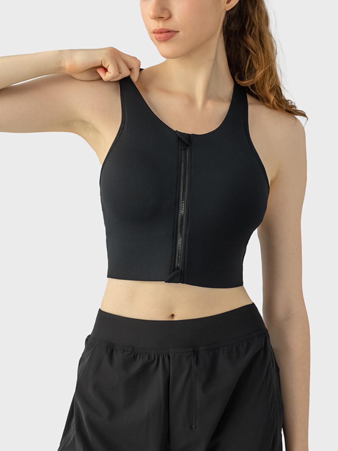 Bona Fide Fashion - Wide Strap Sport Bra - Women Fashion - Bona Fide Fashion