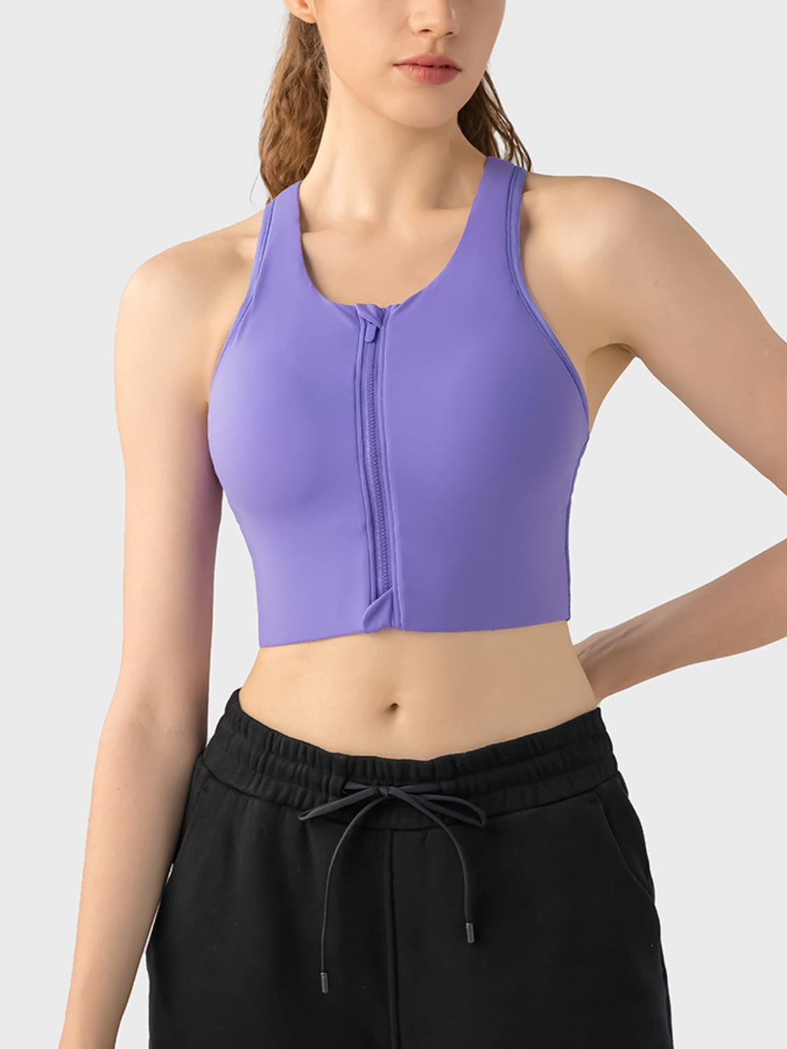 Bona Fide Fashion - Wide Strap Sport Bra - Women Fashion - Bona Fide Fashion