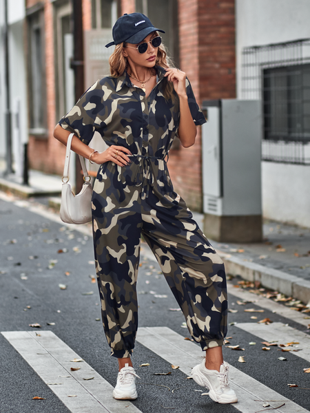 Camo Loose-Fitting Jumpsuit HFL77F6R42