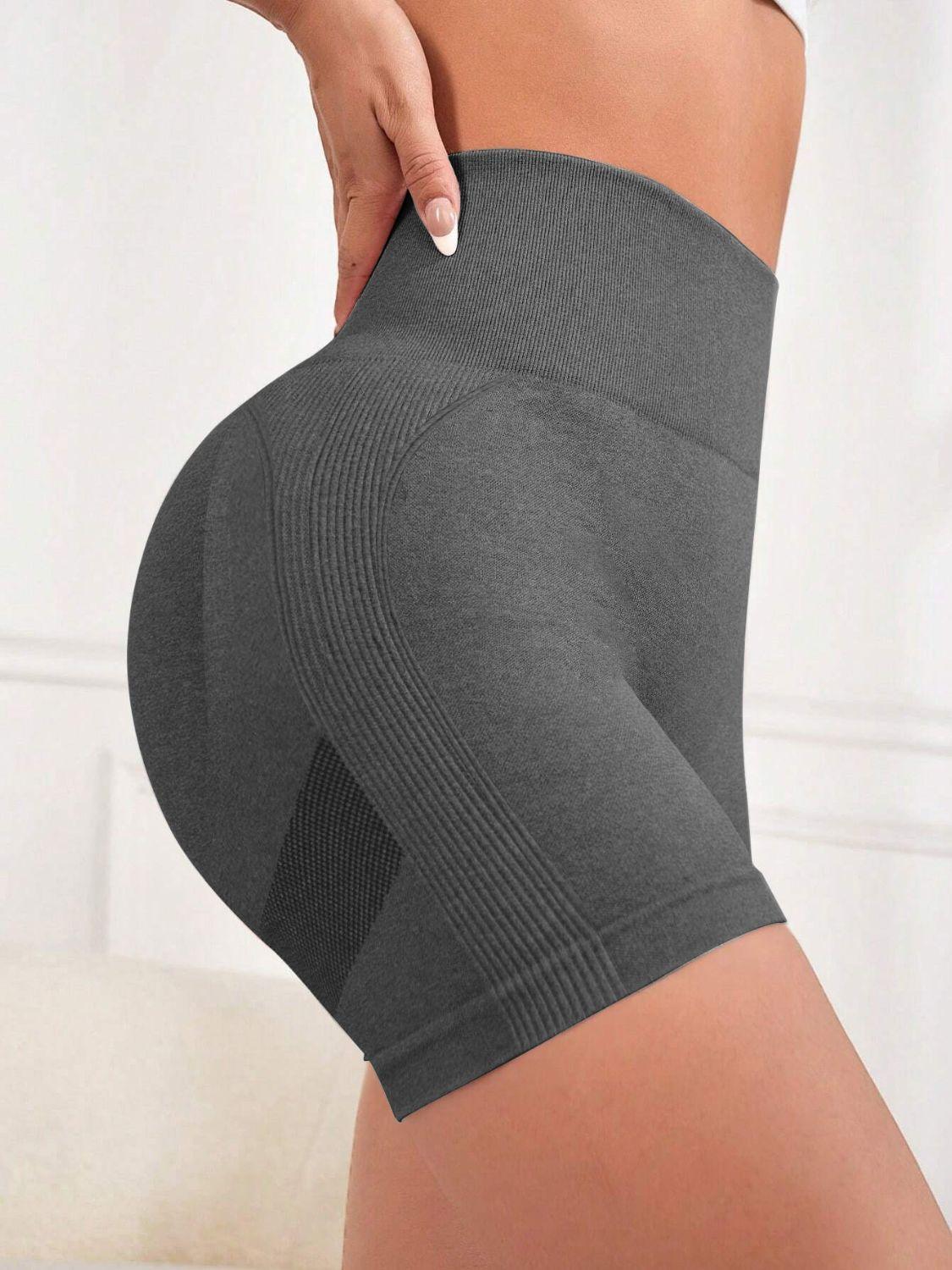 High Waist Active Shorts - Bona Fide Fashion