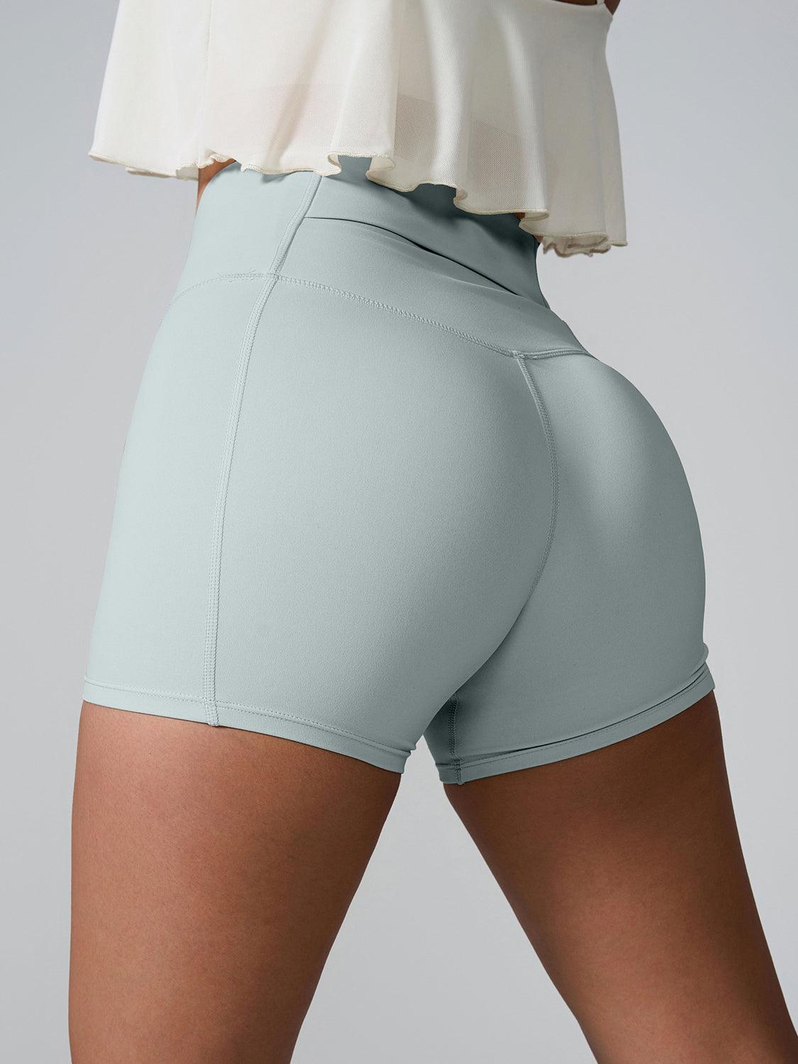 Bona Fide Fashion - High Waist Active Shorts - Women Fashion - Bona Fide Fashion