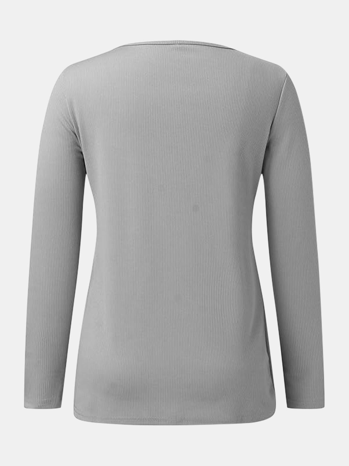 Full Size Scoop Neck Long Sleeve T-Shirt