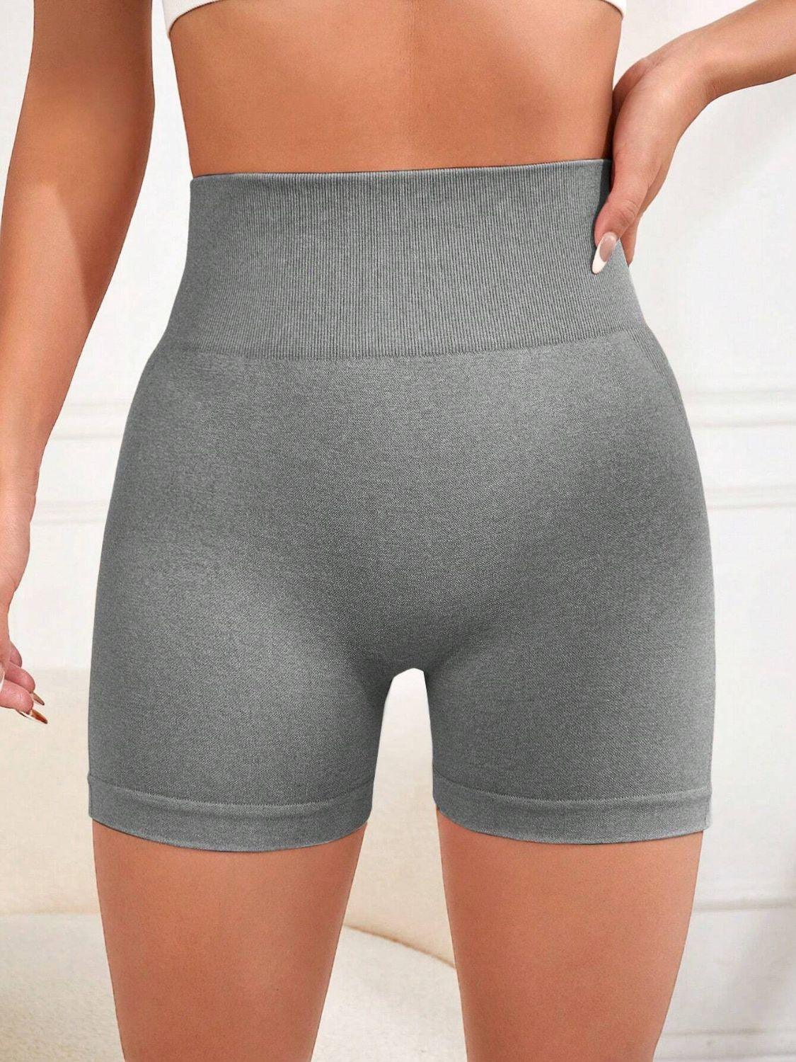 High Waist Active Shorts - Bona Fide Fashion