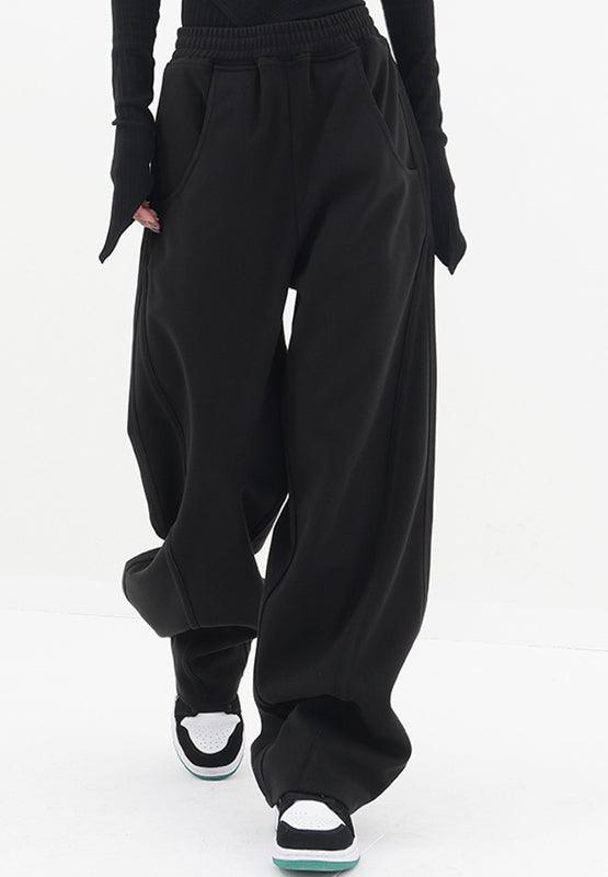 Elastic Waist Sweatpants with Pockets - Bona Fide Fashion