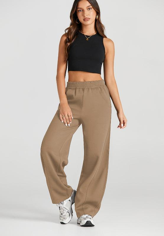 Elastic Waist Sweatpants with Pockets - Bona Fide Fashion