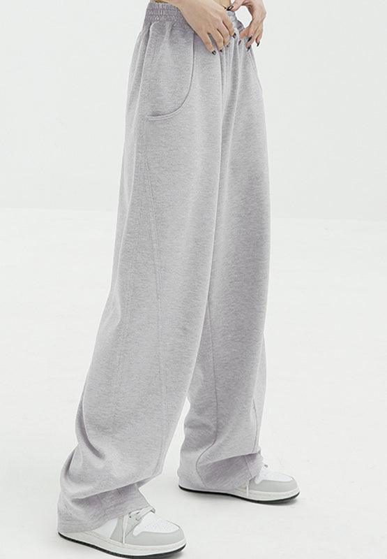 Elastic Waist Sweatpants with Pockets - Bona Fide Fashion