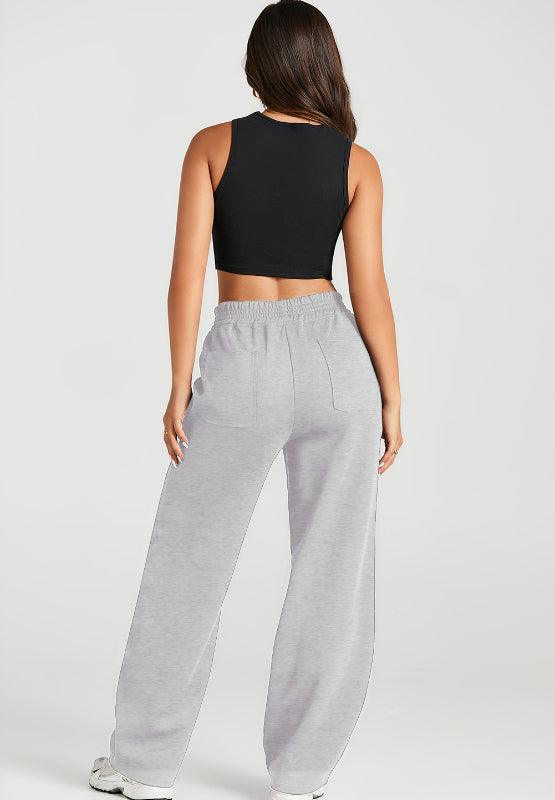 Elastic Waist Sweatpants with Pockets - Bona Fide Fashion