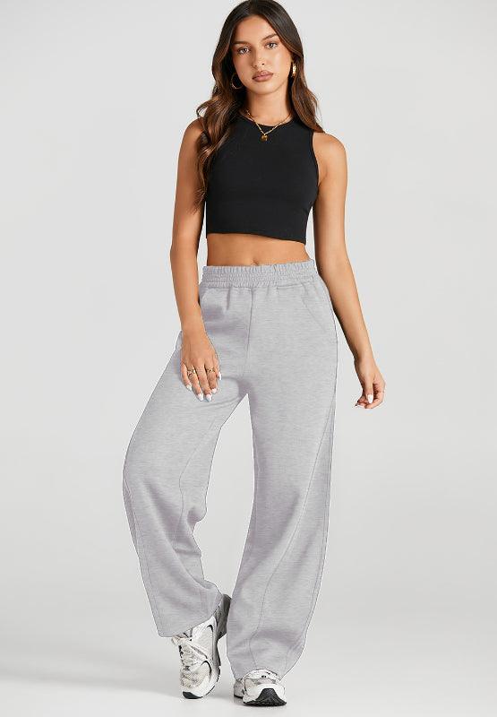 Elastic Waist Sweatpants with Pockets - Bona Fide Fashion