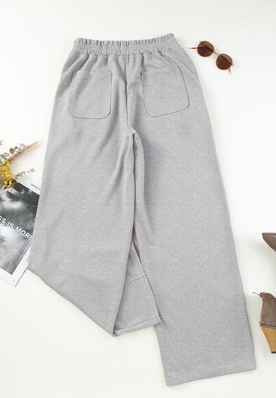 Elastic Waist Sweatpants with Pockets - Bona Fide Fashion