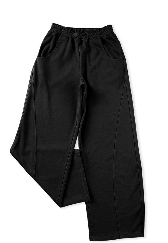 Elastic Waist Sweatpants with Pockets - Bona Fide Fashion