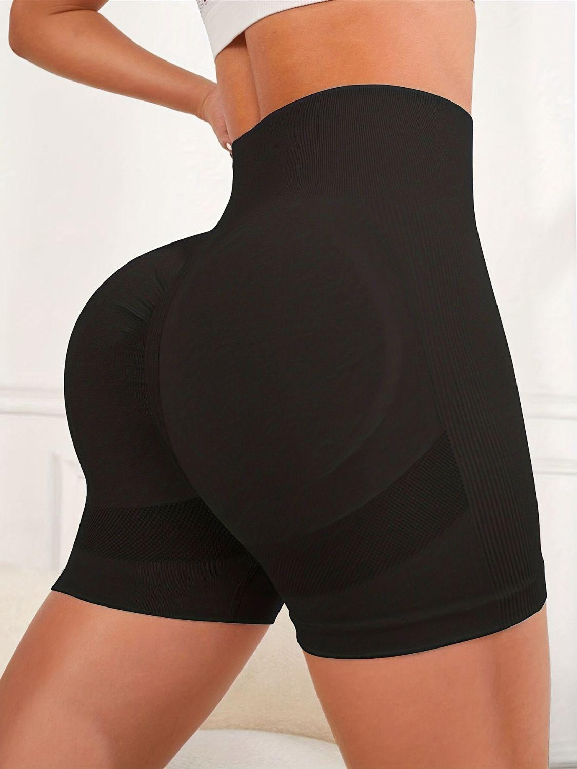 High Waist Active Shorts - Bona Fide Fashion