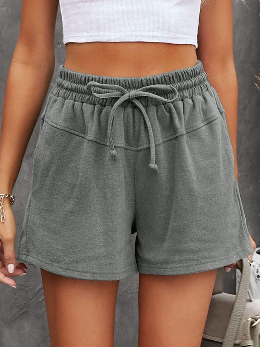 Full Size Drawstring Shorts with Pockets - Bona Fide Fashion