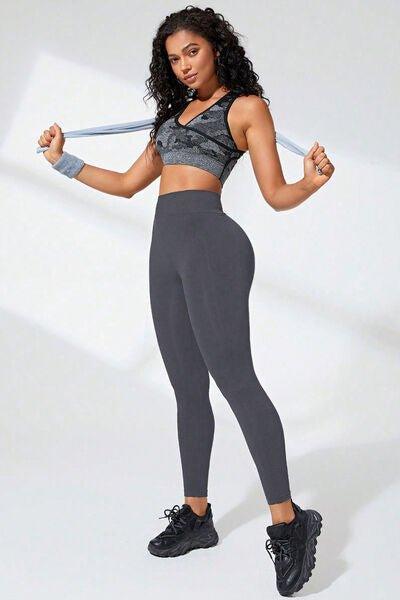 High Waist Active Leggings - Bona Fide Fashion