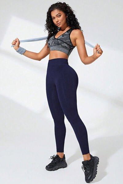 High Waist Active Leggings - Bona Fide Fashion