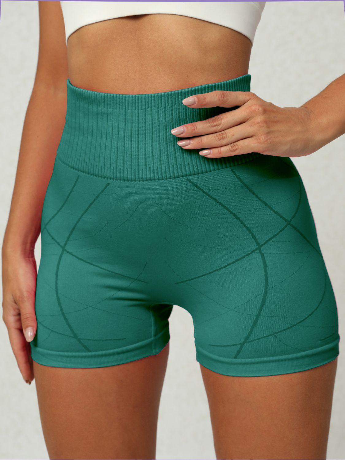 High Waist Active Shorts - Bona Fide Fashion