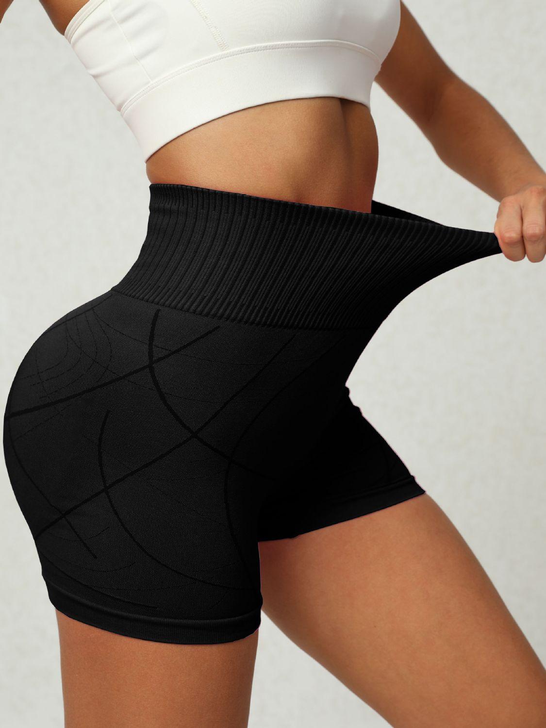 High Waist Active Shorts - Bona Fide Fashion