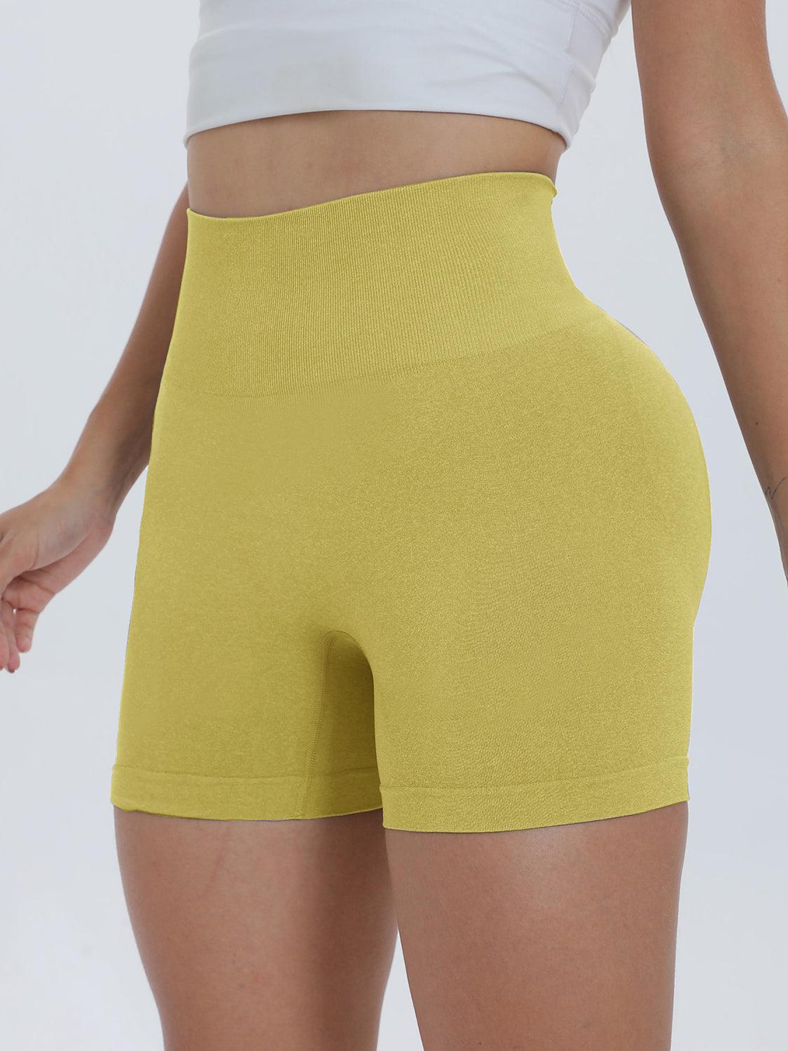 High Waist Active Shorts - Bona Fide Fashion