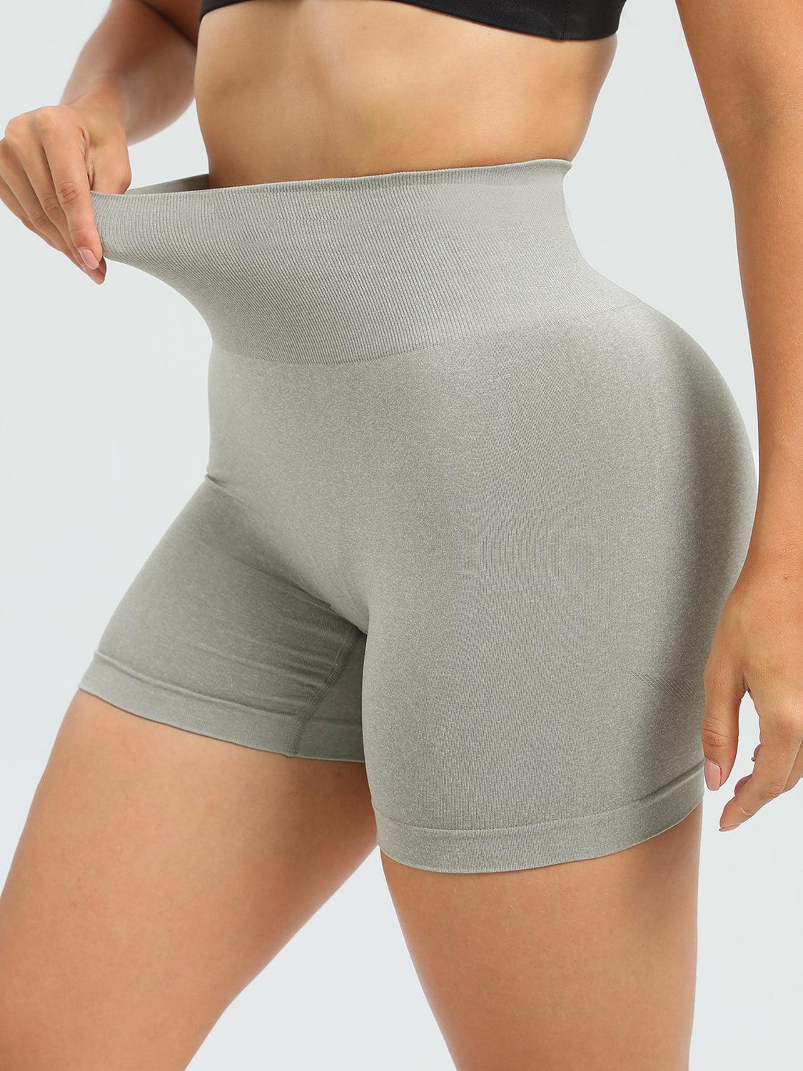 High Waist Active Shorts - Bona Fide Fashion