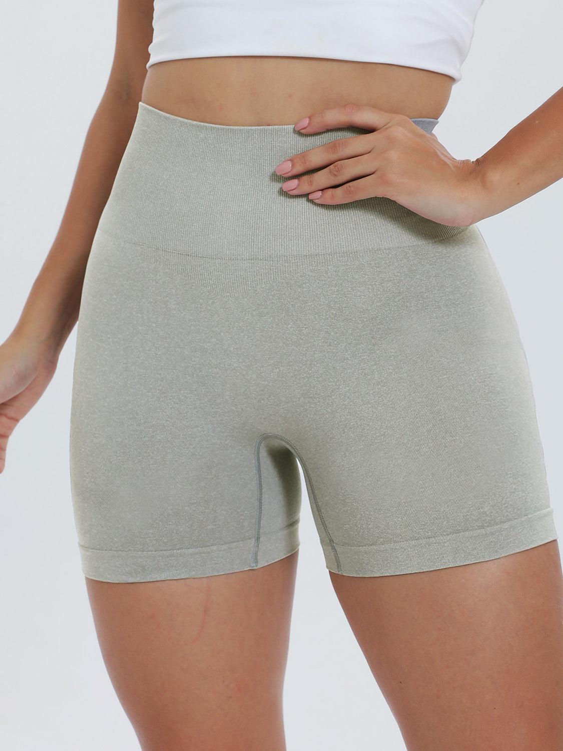 High Waist Active Shorts - Bona Fide Fashion