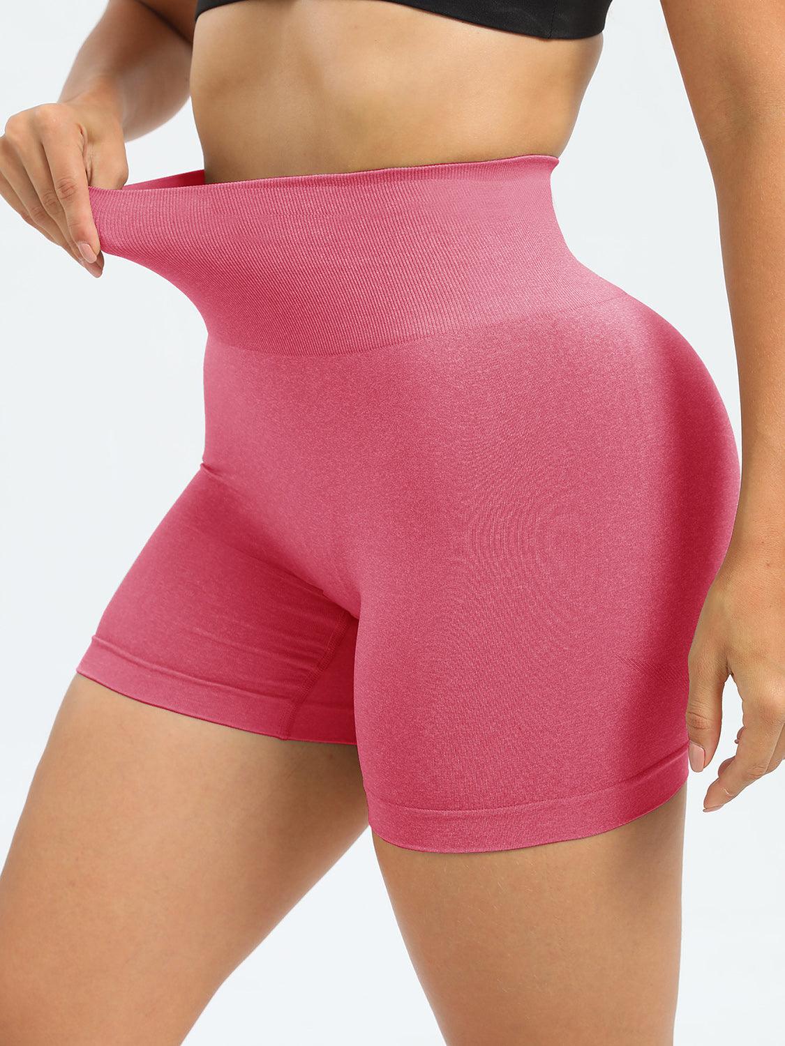 High Waist Active Shorts - Bona Fide Fashion