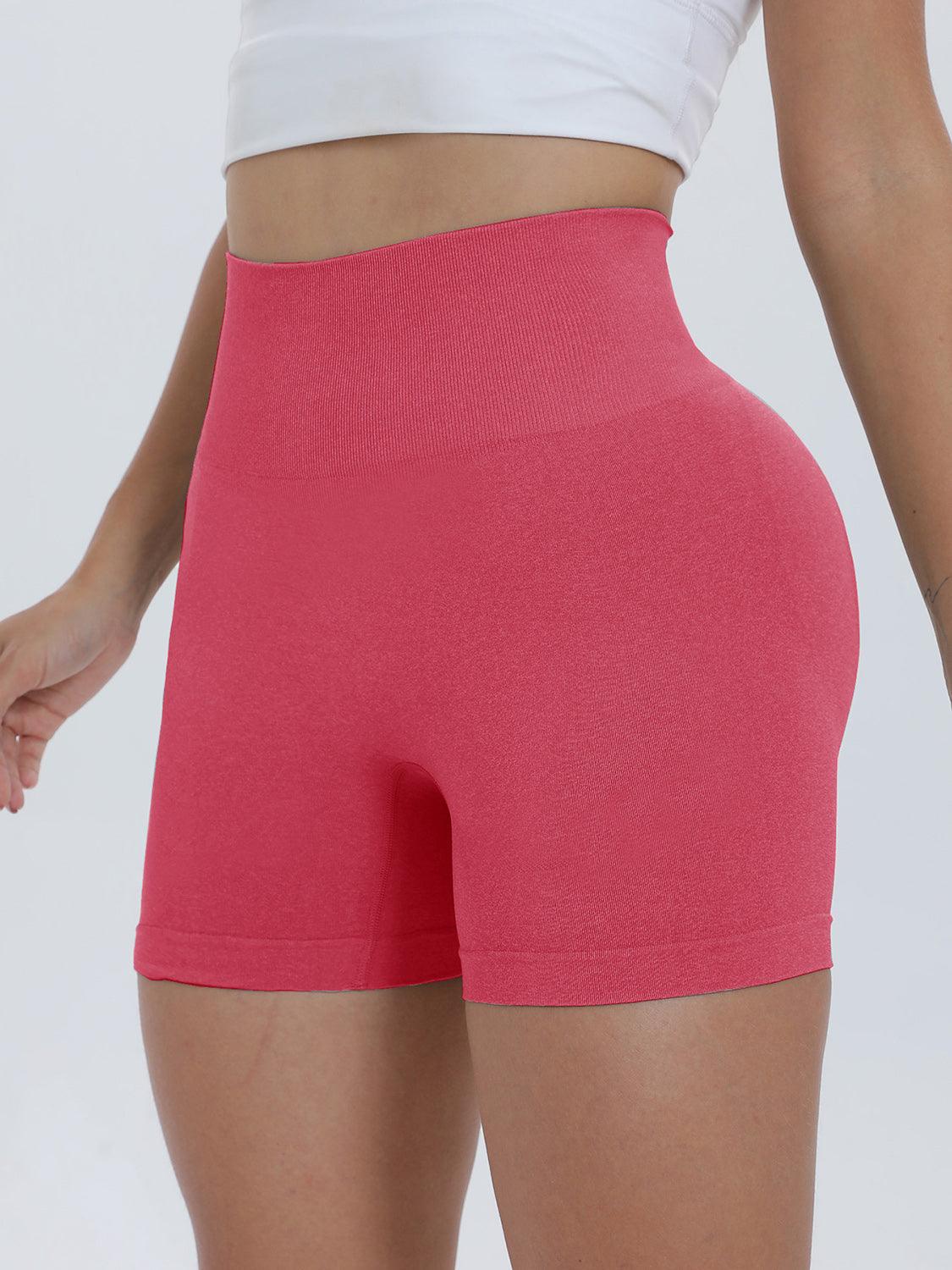 High Waist Active Shorts - Bona Fide Fashion