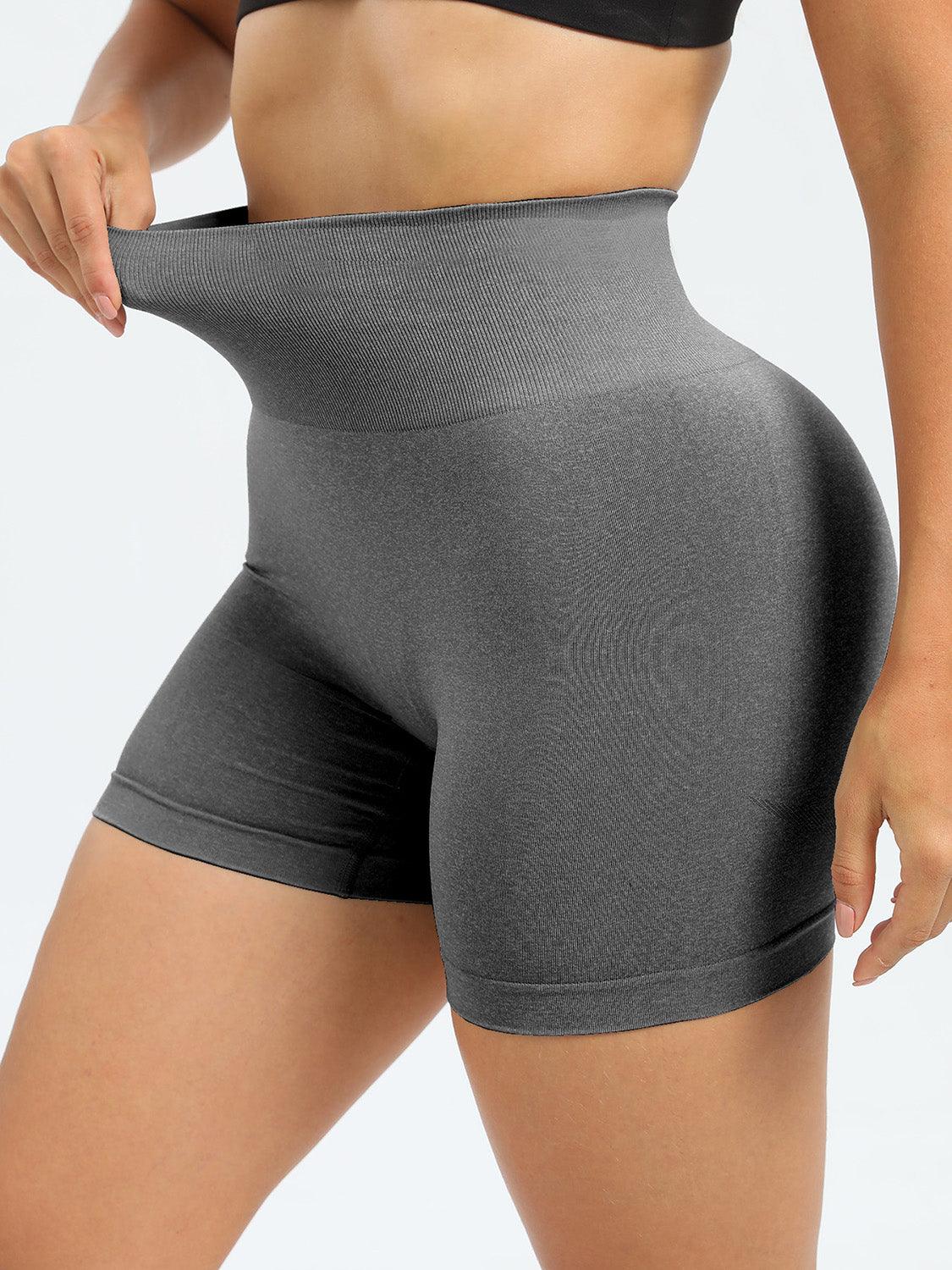 High Waist Active Shorts - Bona Fide Fashion