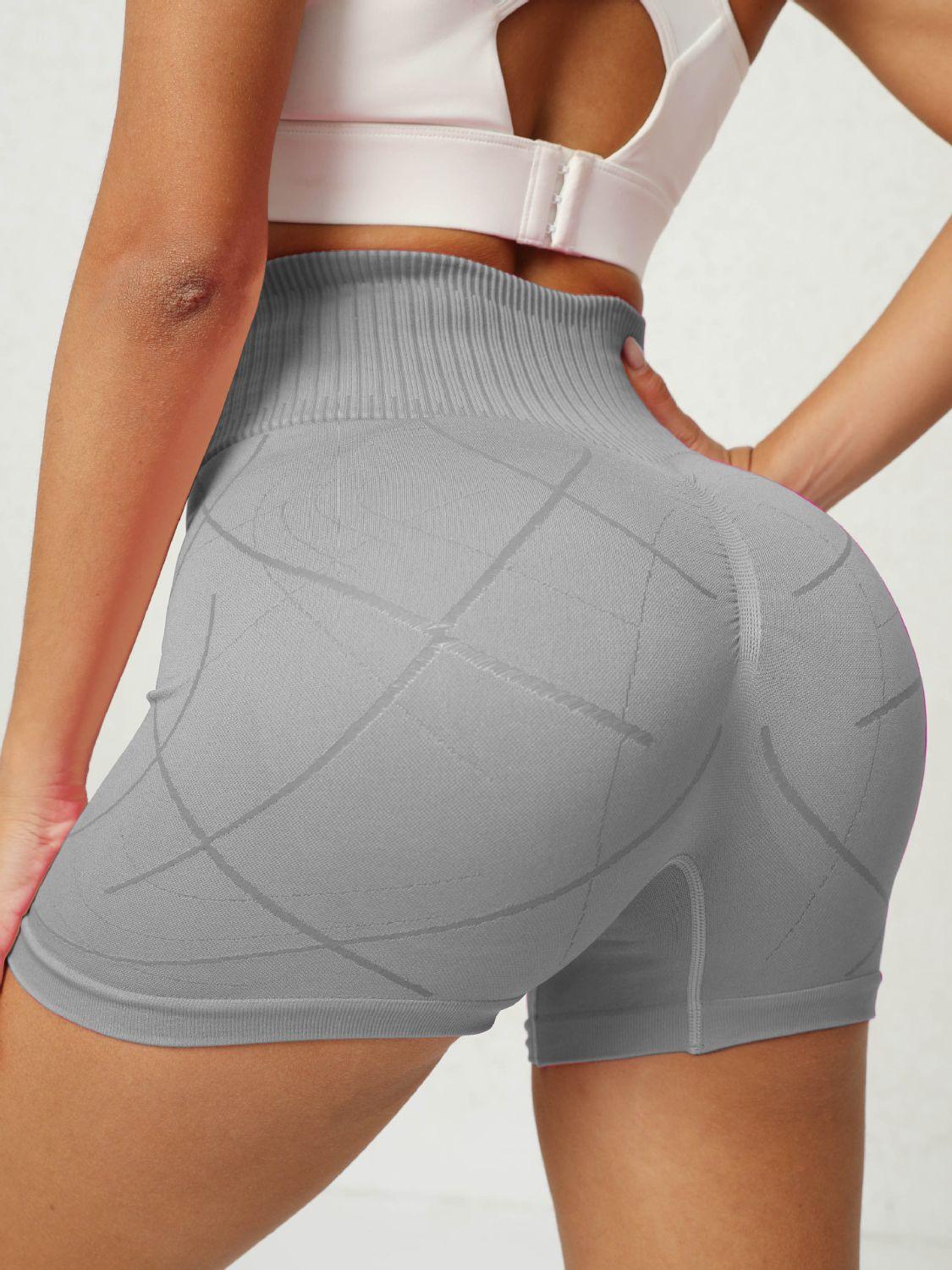 High Waist Active Shorts - Bona Fide Fashion