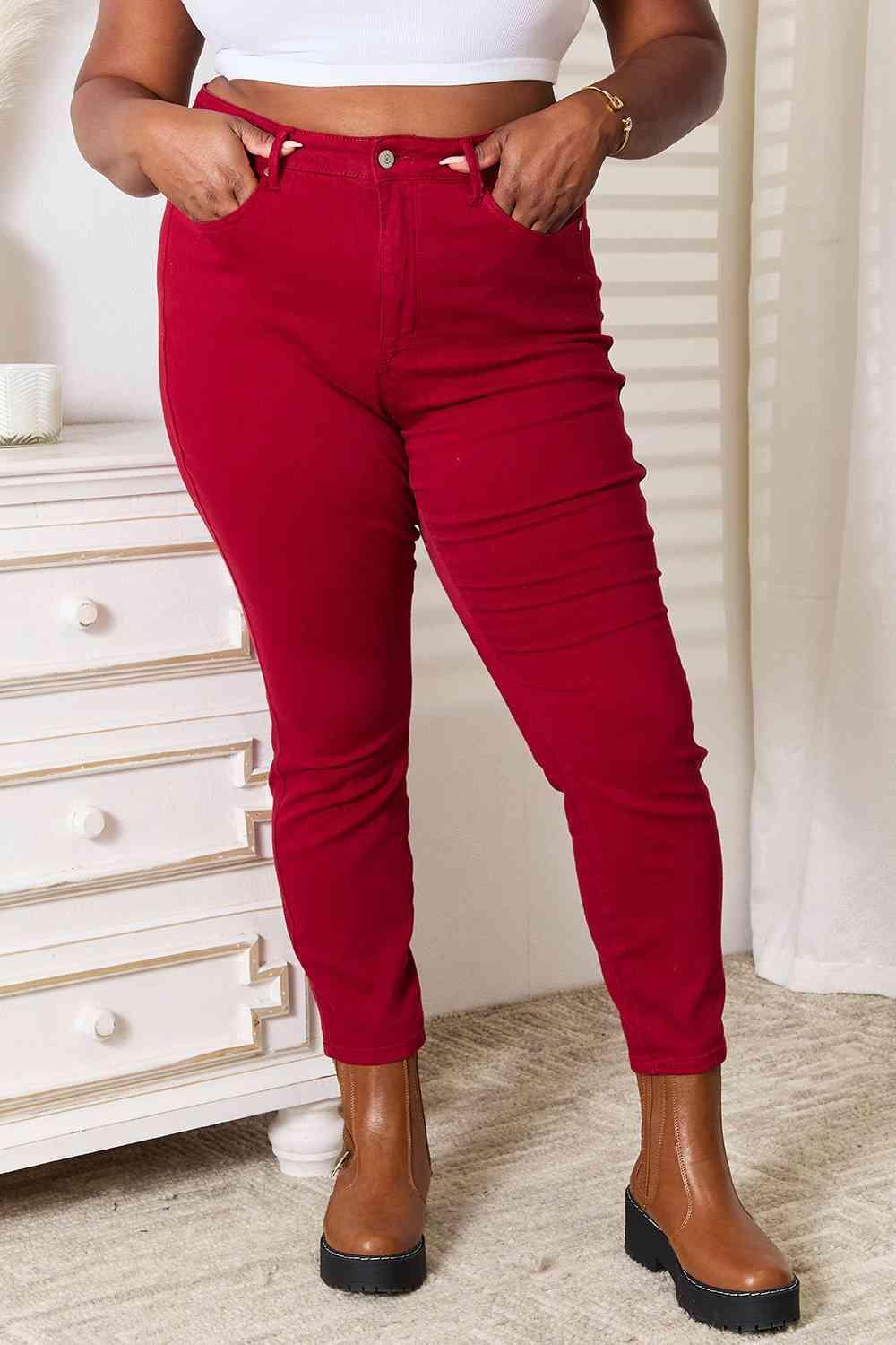 Judy Blue Full Size High Waist Tummy Control Skinny Jeans - Bona Fide Fashion