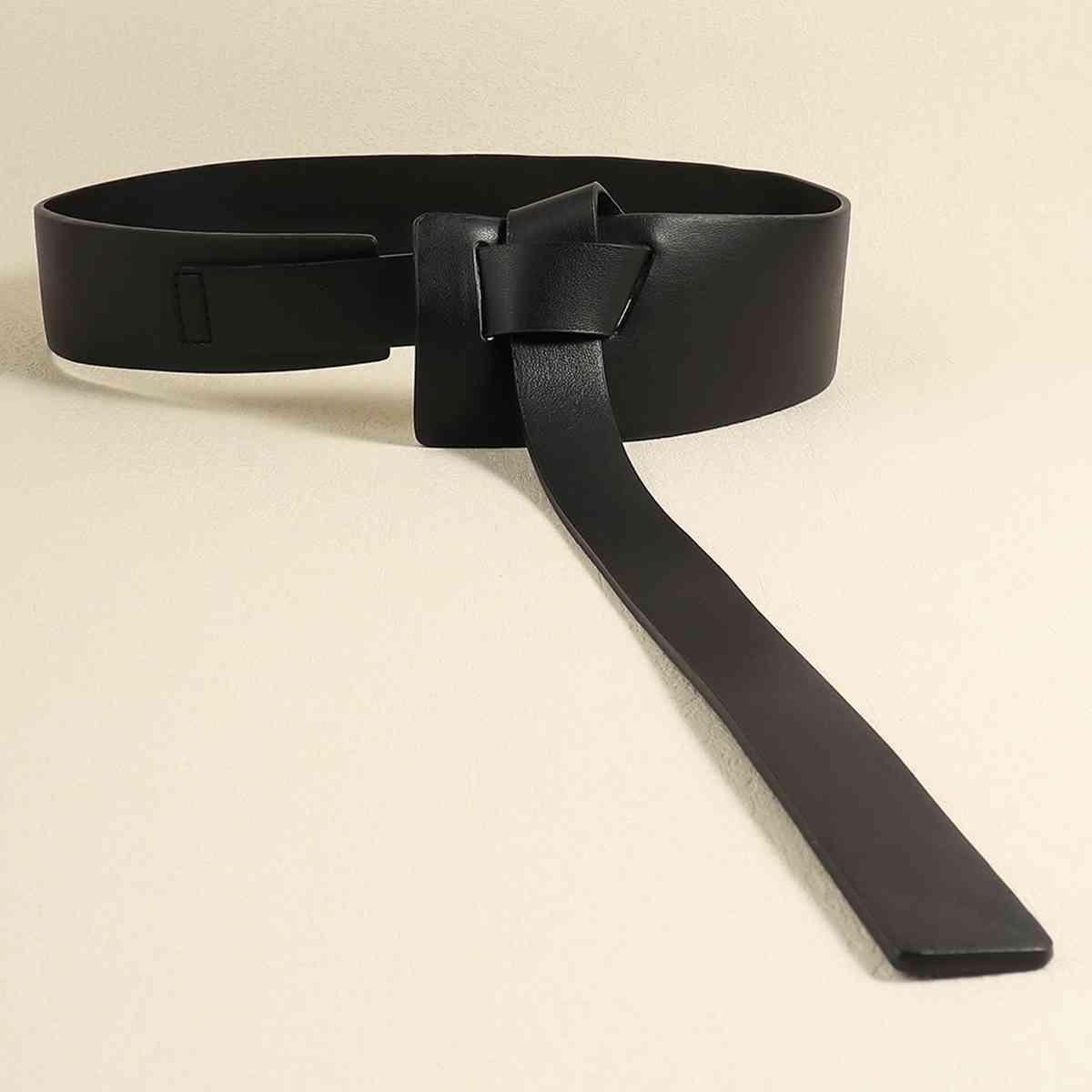 Knot Detail PU Belt - Bona Fide Fashion