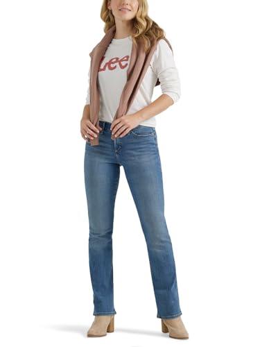 Lee Women's Ultra Lux Comfort with Flex Motion Bootcut Jean Majestic 16 Medium - Bona Fide Fashion