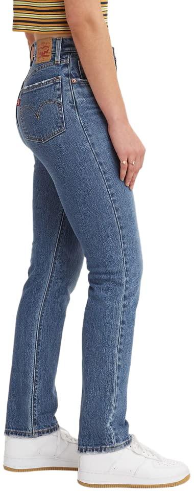 Levi's Women's 501 Original Fit Jeans, (New) Medium Indigo Worn in, 32 Regular - Bona Fide Fashion