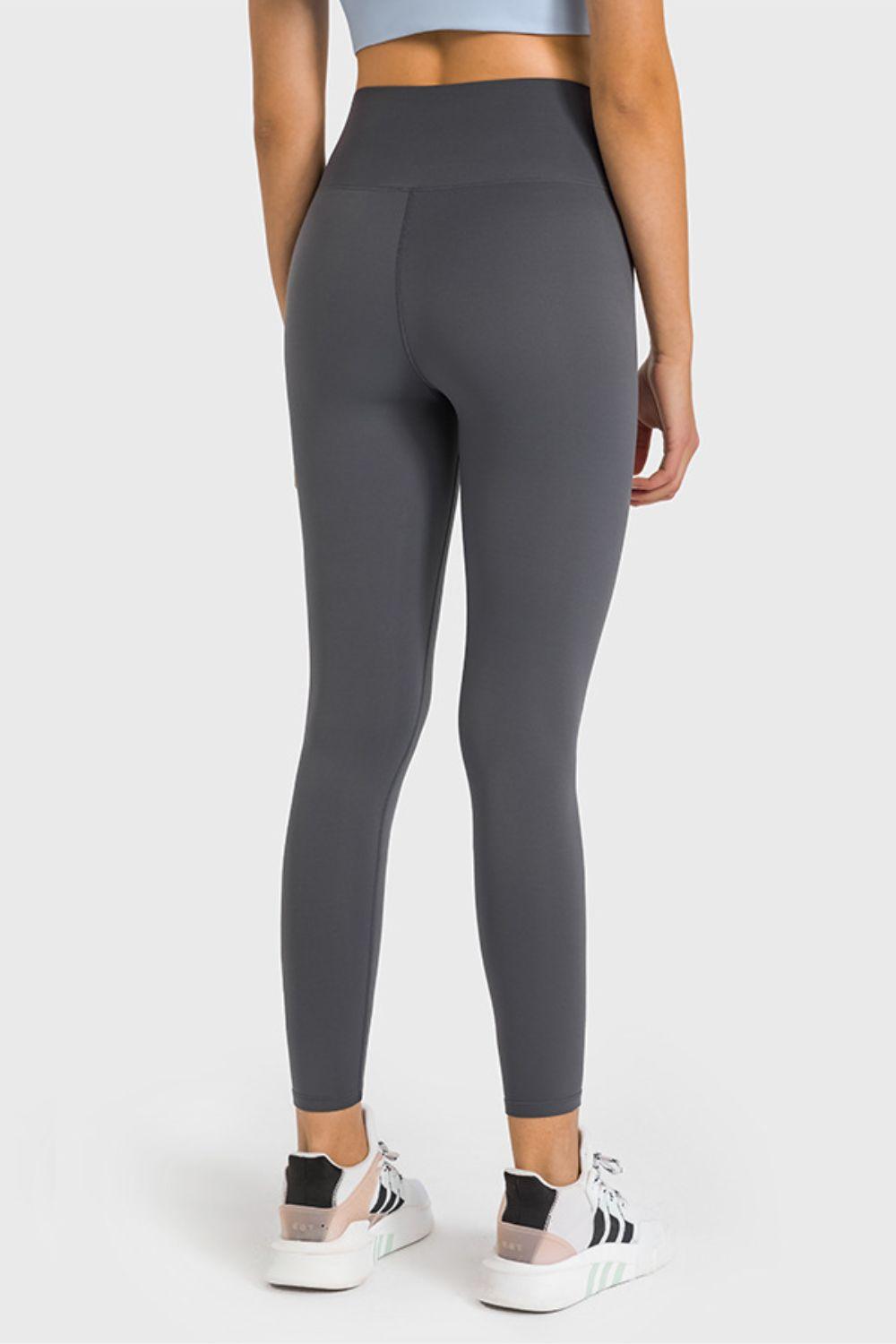 Millennia High Waist Ankle-Length Yoga Leggings - Bona Fide Fashion