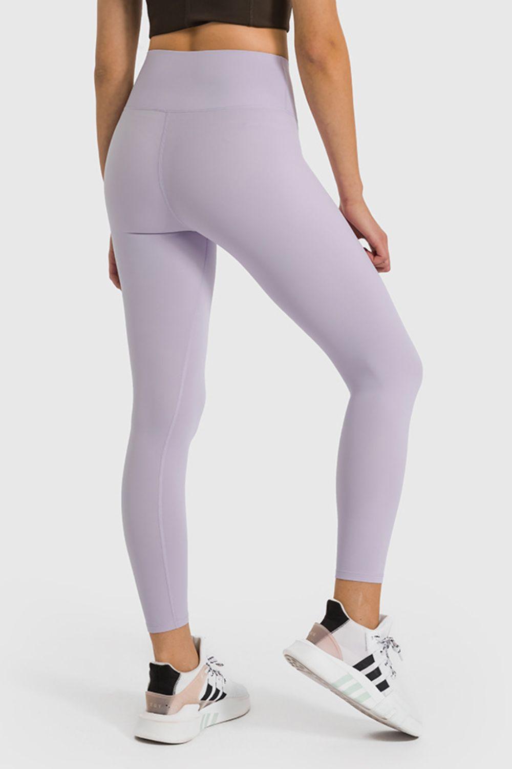 Millennia High Waist Ankle-Length Yoga Leggings - Bona Fide Fashion