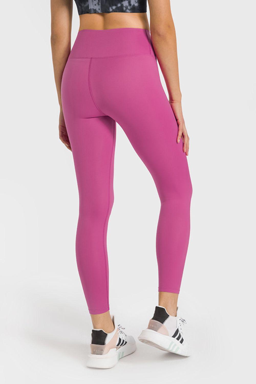 Millennia High Waist Ankle-Length Yoga Leggings - Bona Fide Fashion