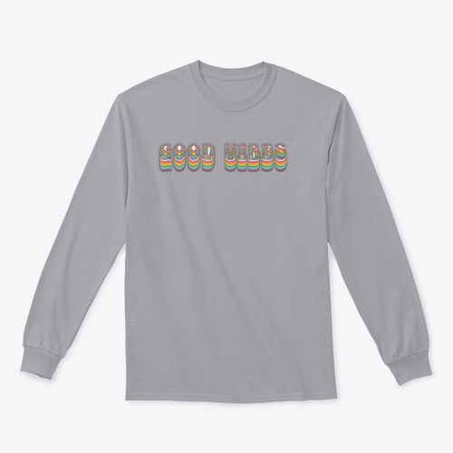 Retro Good Vibes Illustration Design for Sweatshirt