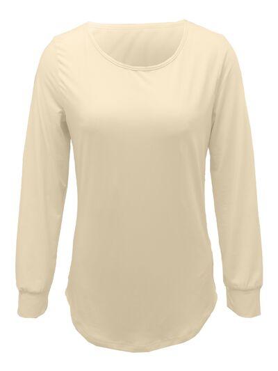 Round Neck Long Sleeve T-Shirt - Bona Fide Fashion