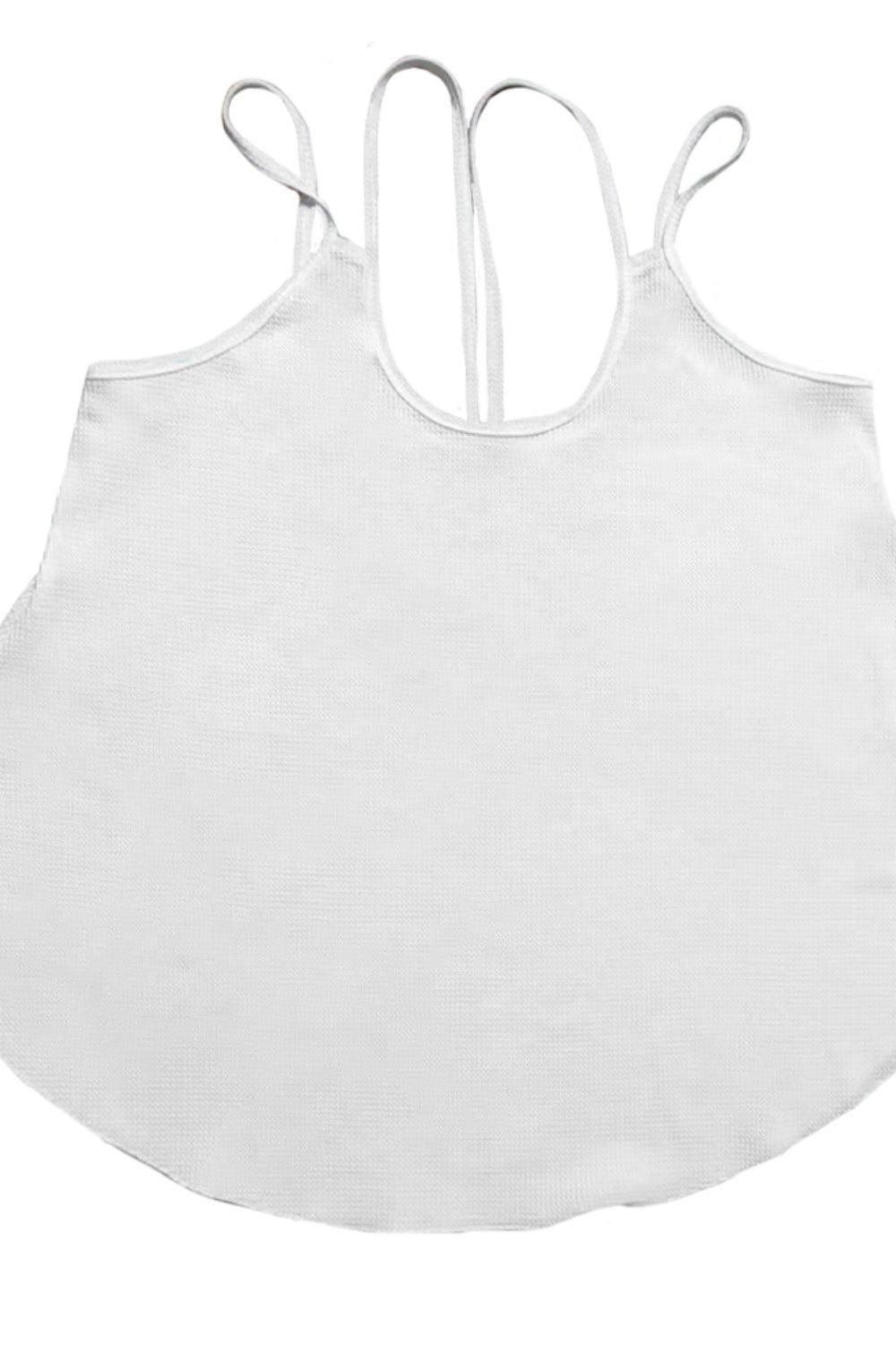 Scoop Neck Double-Strap Cami - Bona Fide Fashion