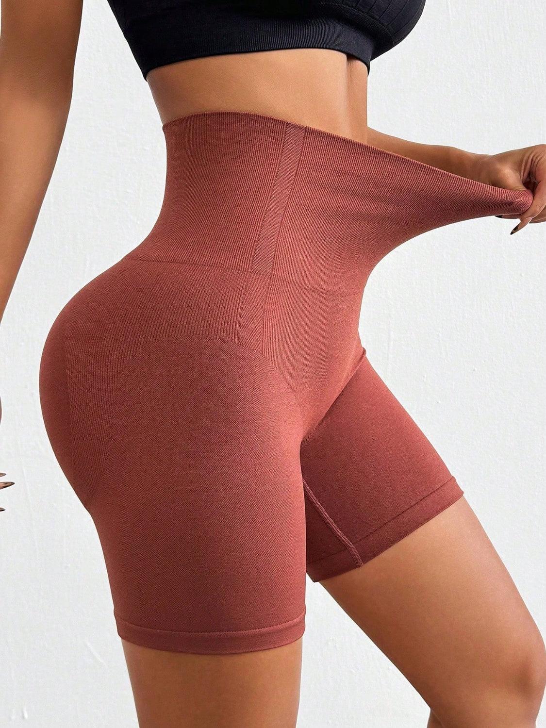 Seamless High Waist Active Shorts - Bona Fide Fashion