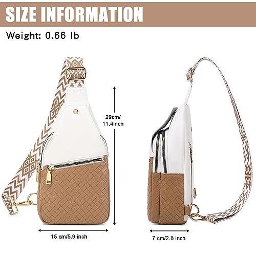 Small Crossbody Bags for Women Trendy Sling Bag Purse - Fanny Pack Vegan Leather Cross Body Chest Bags Anti Theft Waist Pack - Bona Fide Fashion