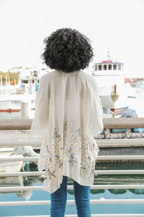 Spring Daisy Kimono - Bona Fide Fashion