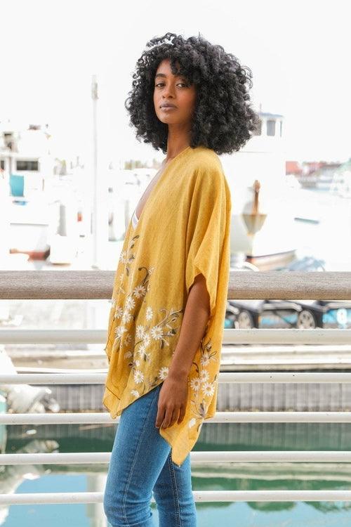 Spring Daisy Kimono - Bona Fide Fashion