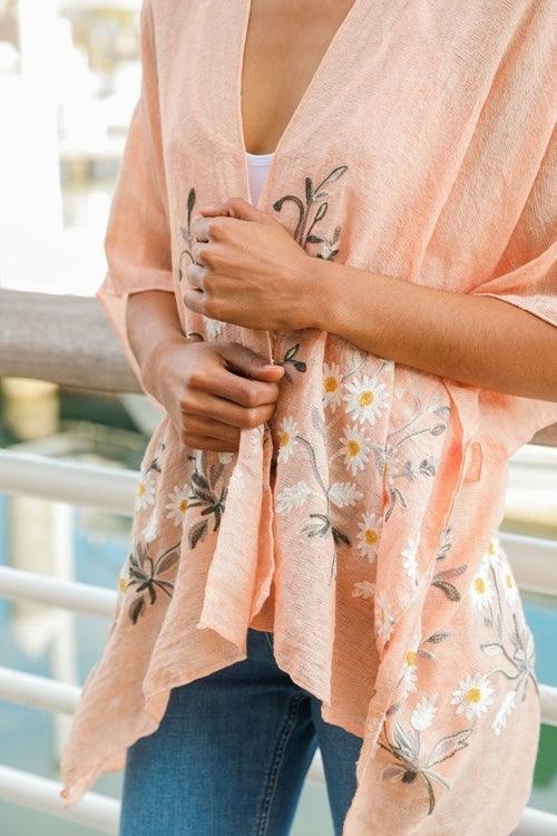 Spring Daisy Kimono - Bona Fide Fashion