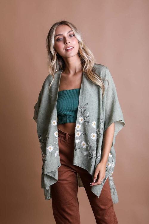 Spring Daisy Kimono - Bona Fide Fashion