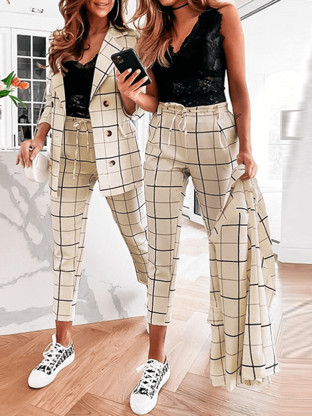 Suit Jacket Trouser Set HFL4CZCVMH - Bona Fide Fashion