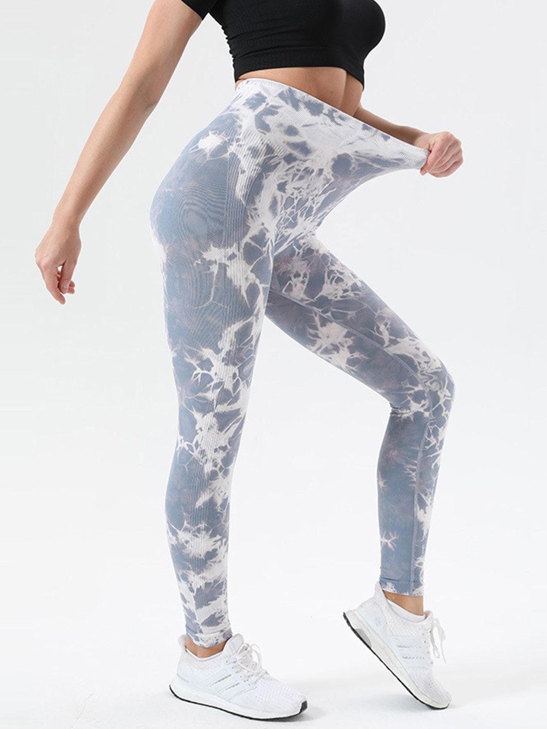 Tie-Dye High Waist Active Leggings - Bona Fide Fashion