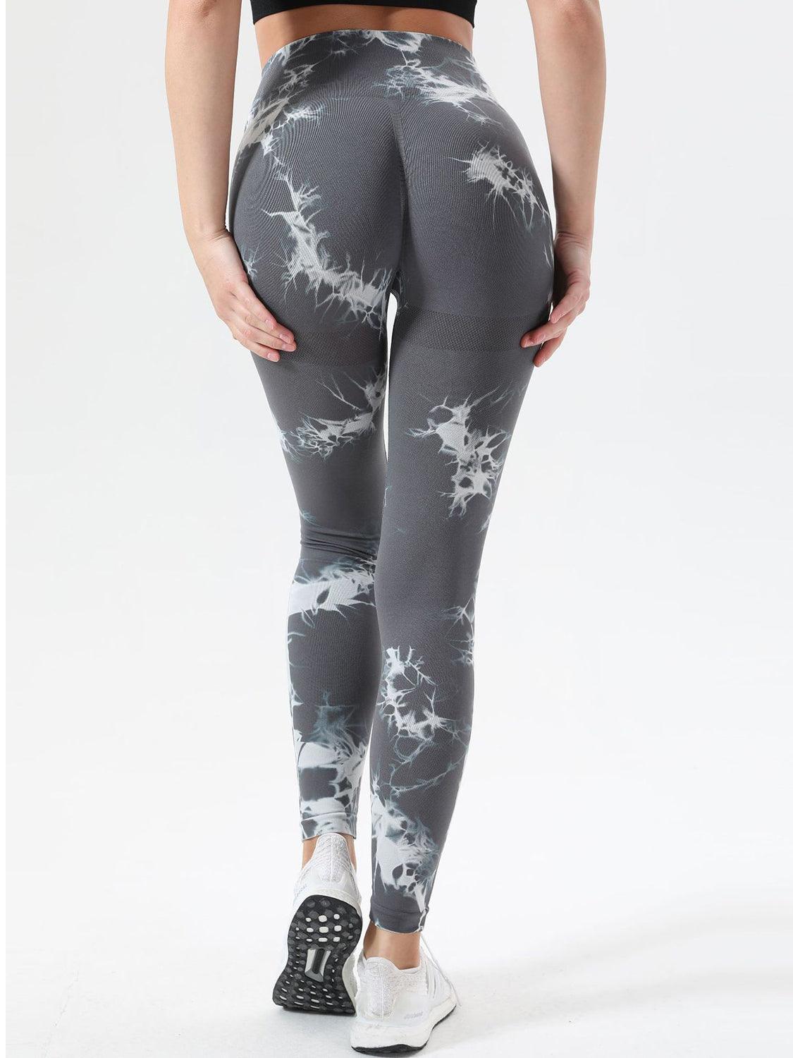 Tie-Dye High Waist Active Leggings - Bona Fide Fashion