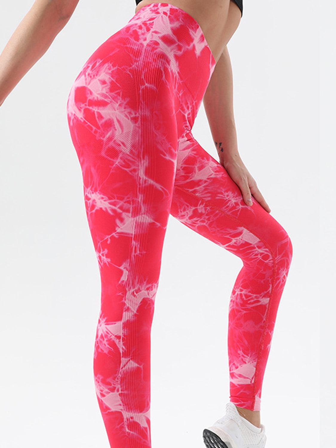 Tie-Dye High Waist Active Leggings - Bona Fide Fashion