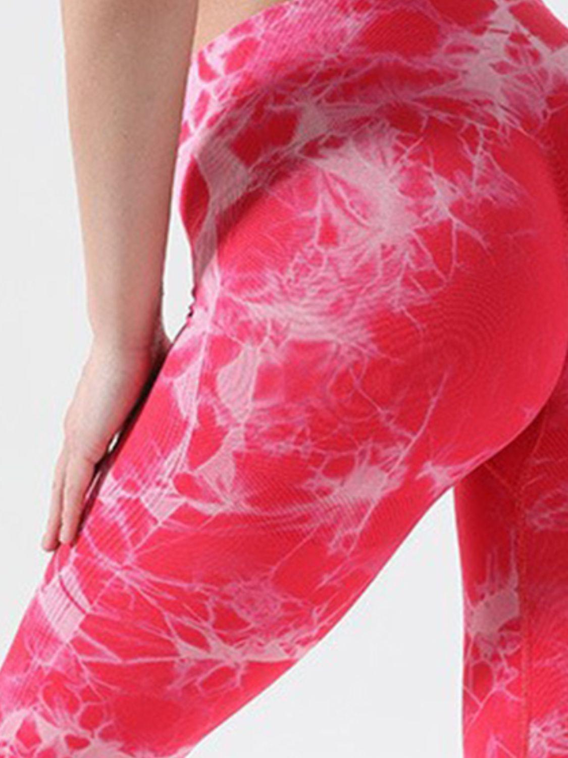 Tie-Dye High Waist Active Leggings - Bona Fide Fashion