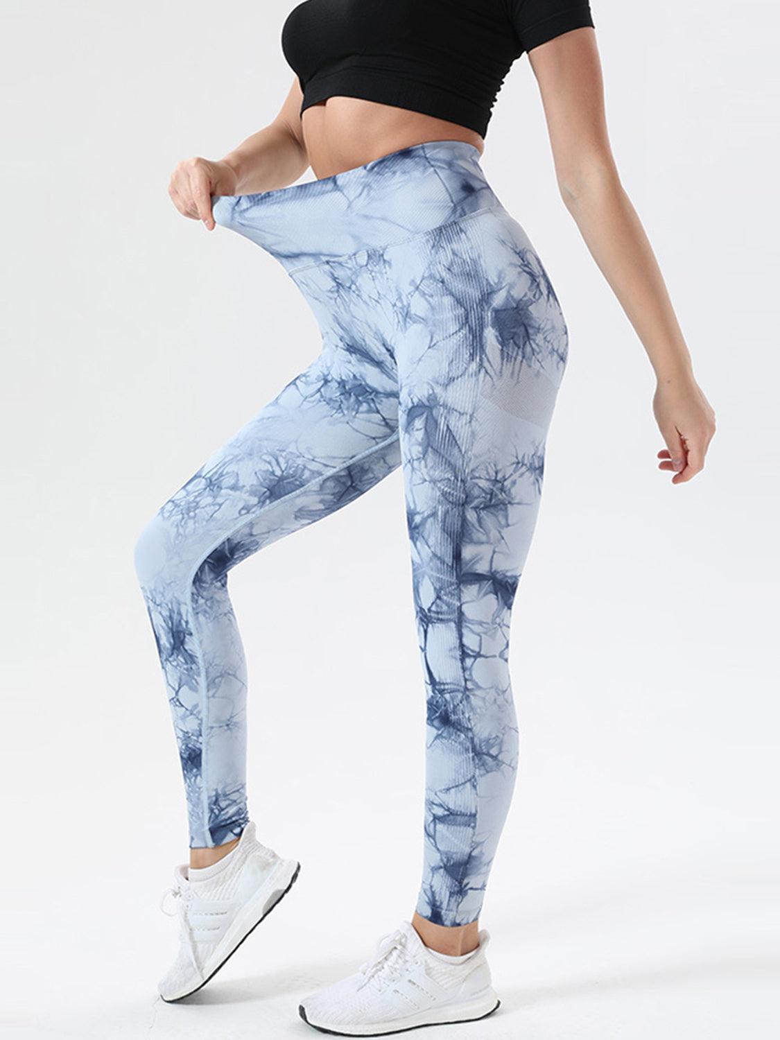 Tie-Dye High Waist Active Leggings - Bona Fide Fashion